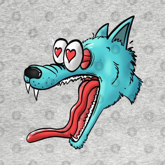 Hearts Wolf by JayWillDraw